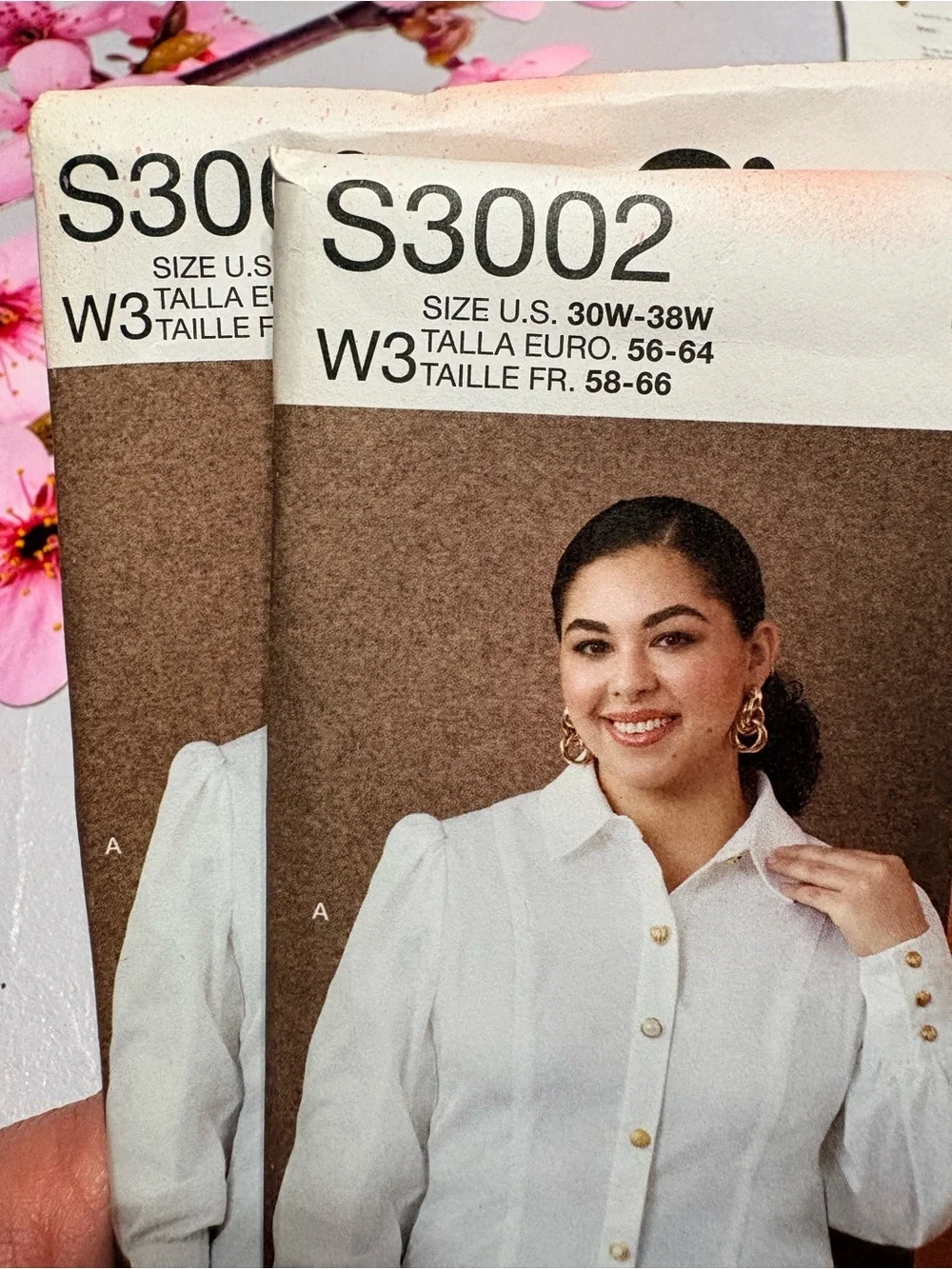 BN UNCUT SIMPLICITY 3002 W3 BLOUSES SEWING PATTERNS